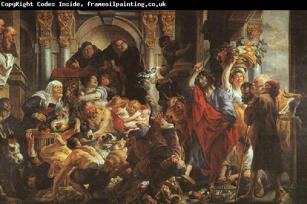 Jacob Jordaens Christ Driving the Merchants from the Temple